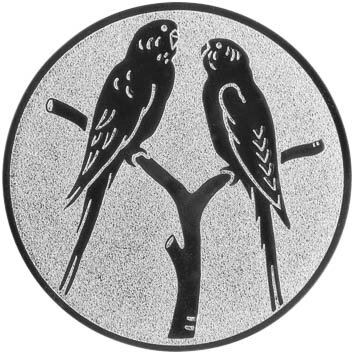 Wellensittich Emblem,