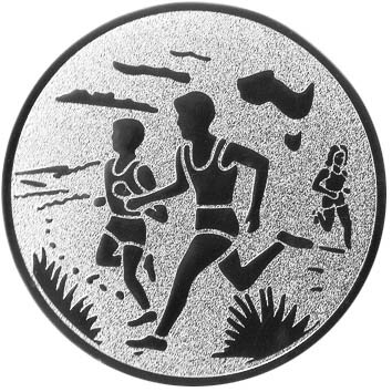 Crosslauf Emblem 50mm bronze