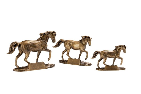 Reitsport-Ständer Pferd, Resin, 3 Größen