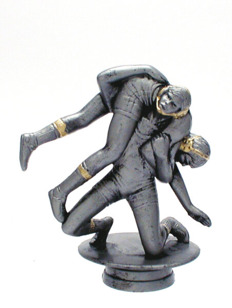 Ringer- Figur, resin, 13 cm hoch mit Sockel