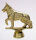 Hunde- Figur "Schäferhund", gold, 12,7 cm hoch