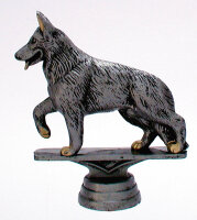 Hunde- Figur &quot;Sch&auml;ferhund&quot;, resin, 12,7 cm...