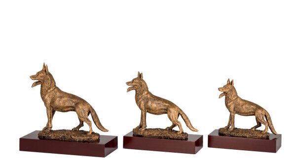 Hunde-Ständer Schäferhund, Resin, 4 Größen