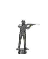 Schützen-Figur "Gewehrschütze", verschiedenfarbig, 16 cm hoch