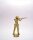 Sch&uuml;tzen- Figur &quot;Gewehrsch&uuml;tzin&quot;, goldfarbig, 14,8 cm hoch mit Sockel