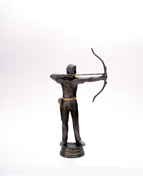 Schützen-Figur "Bogenschütze", 14,7 cm hoch resin