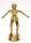 Schwimm- Figur &quot;Schwimmerin&quot;, goldfarbig, 12,8 cm hoch mit Sockel