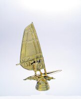Sport- Figur &quot;Windsurfen&quot;, goldfarbig, 17,8 cm...