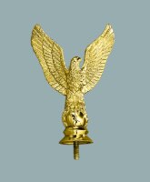 Siegerfigur "Adler", goldfarbig,15,2 cm, mit...