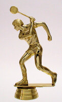 Herren Squashfigur, 13,7 cm hoch, goldfarbig, mit Sockel