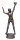 Sportfigur "Volleyball- Herren", 17,6 cm hoch, mit Sockel resinfarbig