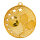 Tennismedaille mit 52 mm &Oslash;, gold-/silber-/bronzefarbig,