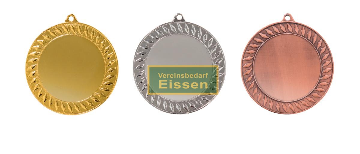 Gold Medaille 70 mm Metall für 50mm Resteverkauf 