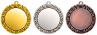 Zamak-Medaille mit F&auml;cherrand 70 mm &Oslash;,...