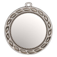 Zamak-Medaille mit F&auml;cherrand 70 mm &Oslash;, gold-/silber-/bronzefarbig,