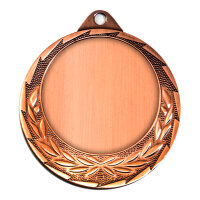 Eisen-Medaille "Ellipse" mit 70 mm Ø, gold-/silber-/bronzefarbig,