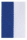 Band 22 mm zweifarbig Weiß- Blau