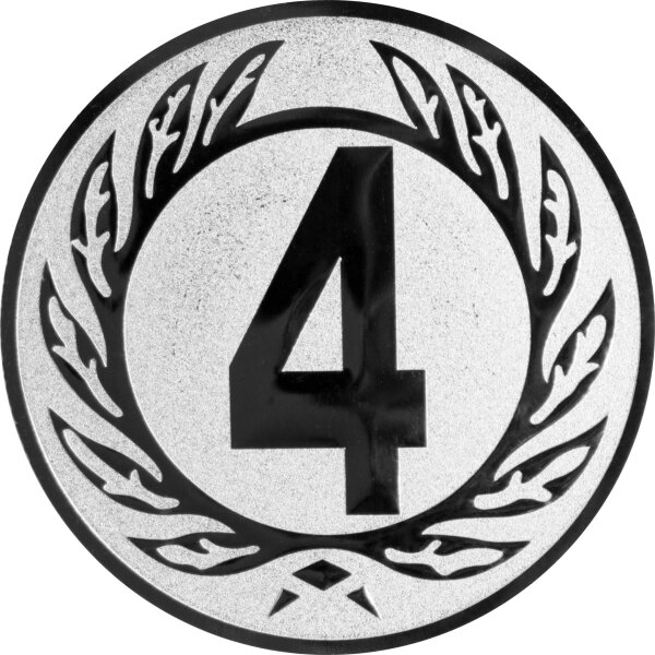 Jubiläum, Zahl 4 Emblem