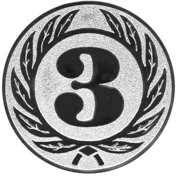 Jubiläum, Zahl 3 Emblem,