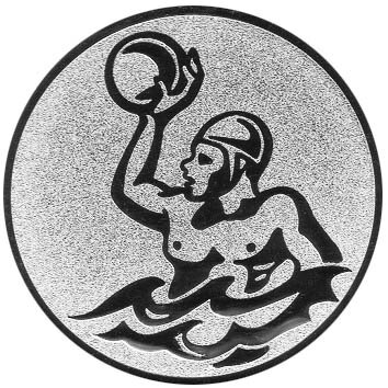 Wasserball Emblem, 25 mm gold