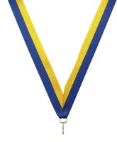 zweifarbiges Halsband 11 mm, Grün- Weiß