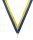 zweifarbiges Halsband 11 mm, Grün- Weiß