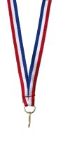 Halsband 11  mm, Schwarz- Gelb- Rot