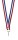 Halsband 11  mm, Schwarz- Gelb- Rot
