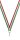 Halsband 11  mm, Schwarz- Gelb- Rot