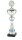 Pokal, blau-silberfarbig,Gr&ouml;&szlig;e 27 bis 33cm, 6er Serie