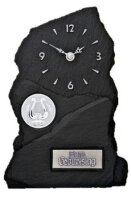 Standuhr in Schiefer-Look Optik,14 x 29 cm