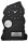 Standuhr in Schiefer-Look Optik,14 x 29 cm