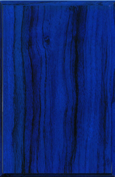 Plakette Holz-Look blau,  200 x 150 mm