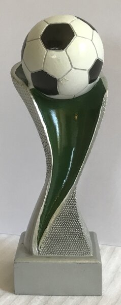 Fußball-Ständer, Resin, 17 cm hoch