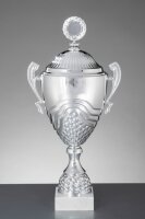 Henkel - Pokal "Optima" silberfarbig, 41,2 cm hoch
