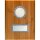 Holzplakette 20 x 15 cm mit Metallfassung, Bamboo-Look