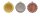 Zamak-Medaille "Lorbeerkranz" mit 70 mm Ø,  silberfarbig