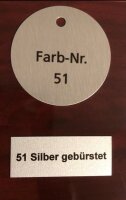 Textschild-Alu inkl. Beschriftung Breite 95mm x Höhe