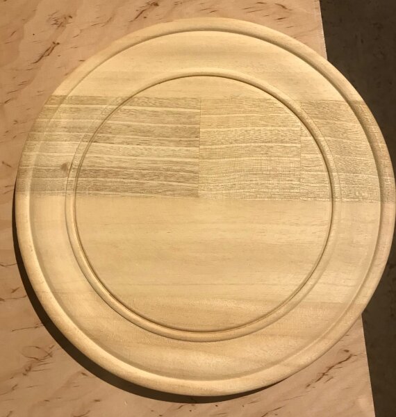 Restposten Ehrenscheibe Rohling Ø 30 cm, Ayousholz