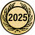Jubiläum, Zahl 2025 Emblem