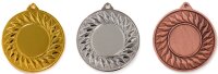 Eisen-Medaille "Stern" 50 mm Ø, gold-/silber-/bronzefarbig,