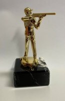 Schützen-Figur  aus Metall "Gewehrschütze", verschiedenfarbig, 14 cm hoch