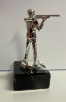 Schützen-Figur  aus Metall "Gewehrschütze", verschiedenfarbig, 14 cm hoch