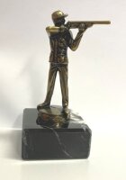 Schützen-Figur  aus Metall "Gewehrschütze", verschiedenfarbig, 14 cm hoch