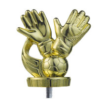 Pokalfigur "Torwart-Handschuh", goldfarbig, ca....