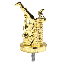 Tanzfigur "Streetdance", goldfarbig, ca. 100mm...