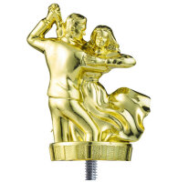Pokalfigur "Tanzen", goldfarbig, ca. 80mm hoch