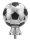 Pokalfigur "Fußball", Silber/ Schwarz, ca. 105mm hoch