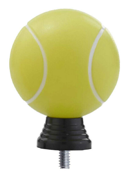 Pokalfigur "Tennisball", Gelb, ca. 103mm hoch