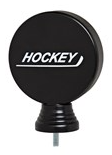 Pokalfigur "Eishockey Puck", Schwarz/ Weiß, ca. 105mm hoch